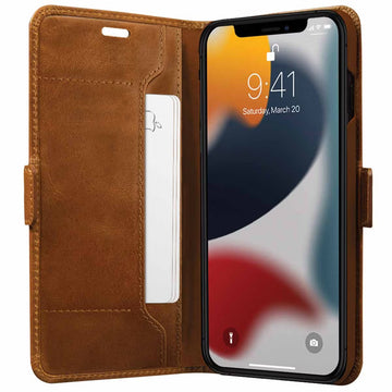 dbramante1928 Copenhagen Flip Case for iPhone 13 Pro Max - Brown